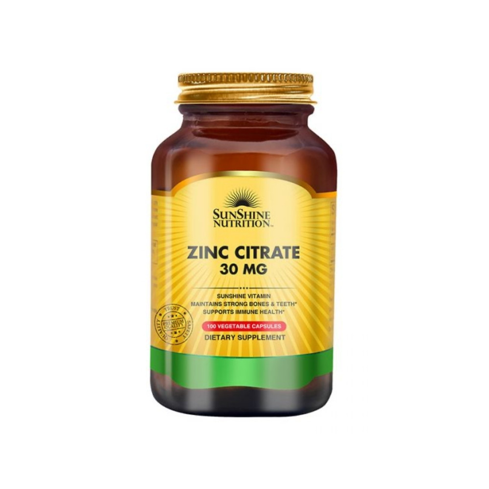 Sunshine Nutrition Zinc Citrate 30mg 